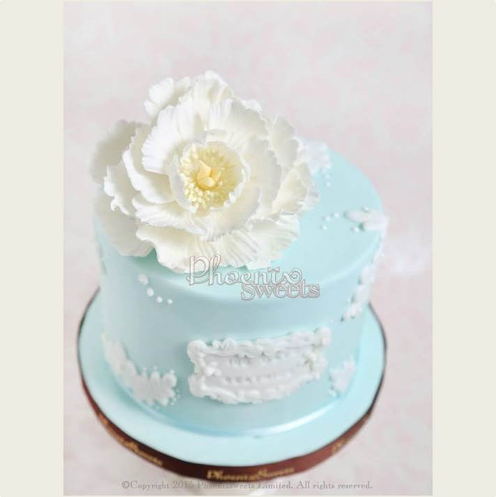 Sugar Peony Cake for Kid's Birthday and Baby Shower 立體 生日蛋糕 3D Cake