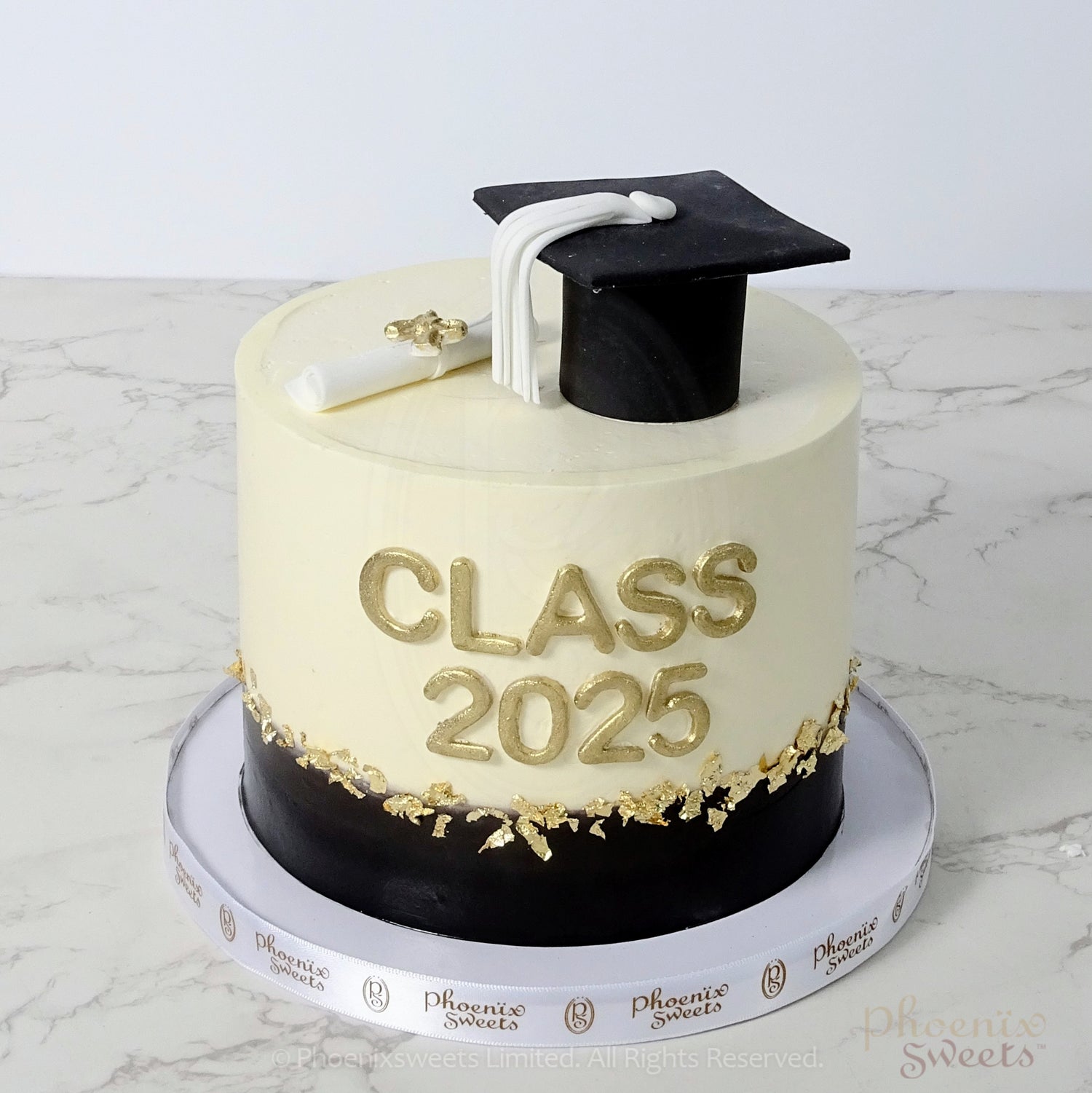 Butter Cream Cake - Graduation Cake