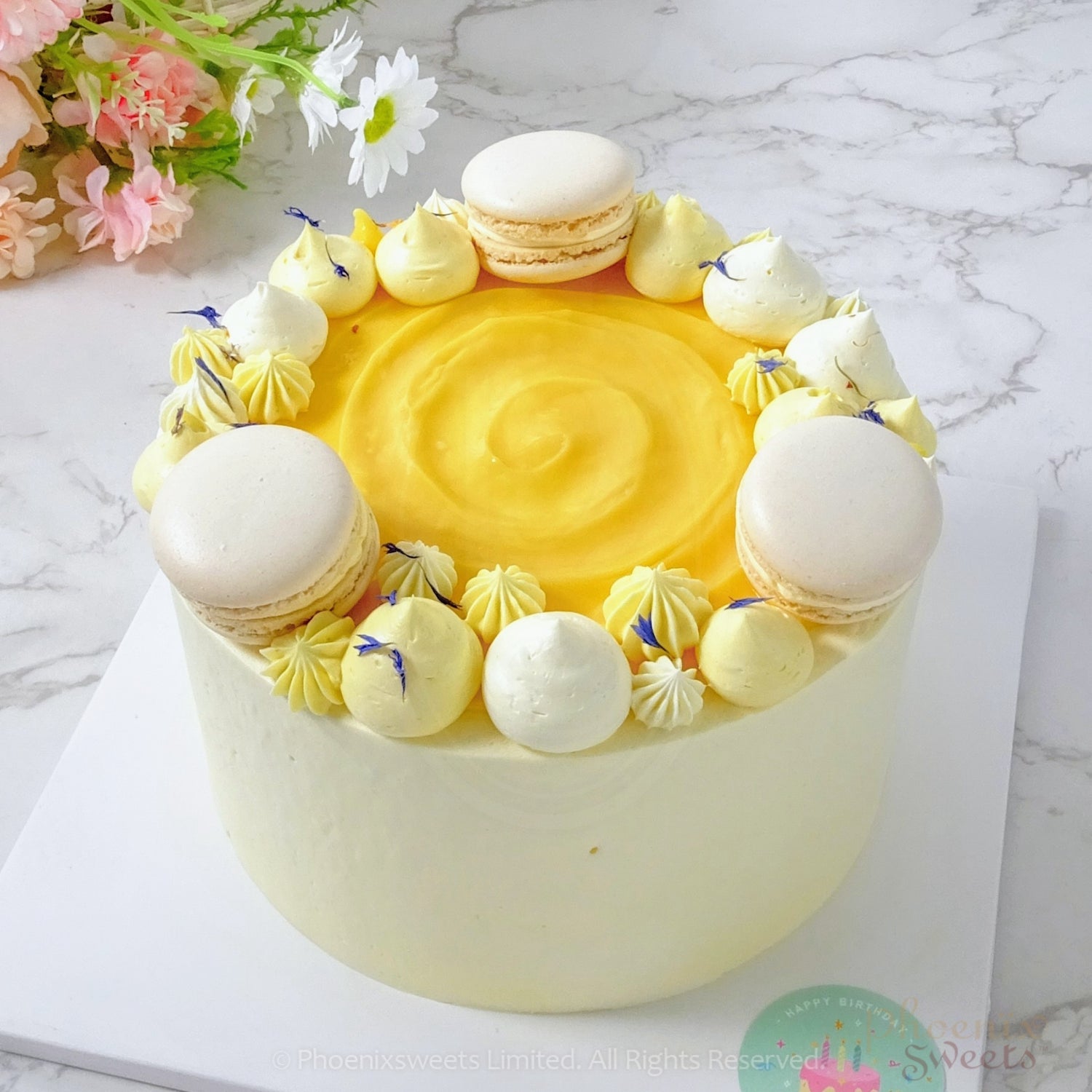 Butter Cream Cake - Lemon Passion Fruit Cake