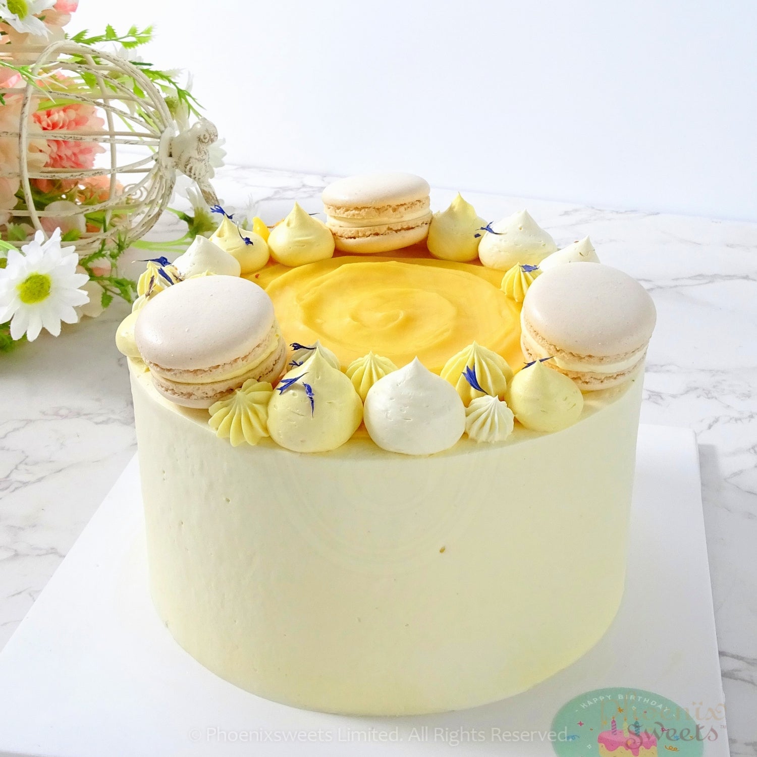 Butter Cream Cake - Lemon Passion Fruit Cake