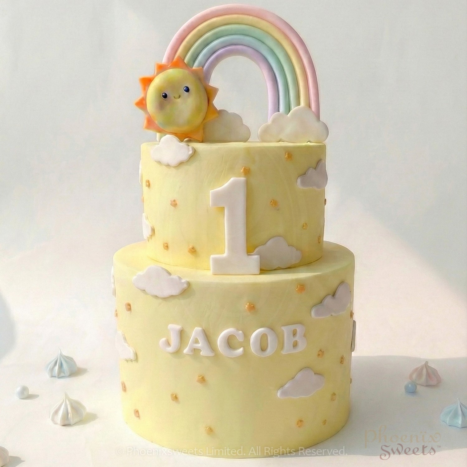 Butter Cream Cake - You are my Sunshine (2 tiers)